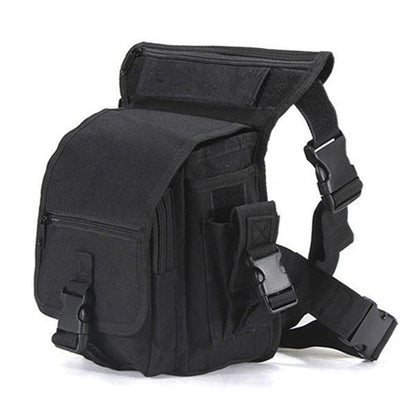 High-quality men's water-resistant tactical drop leg bag for outdoor and utility gear.