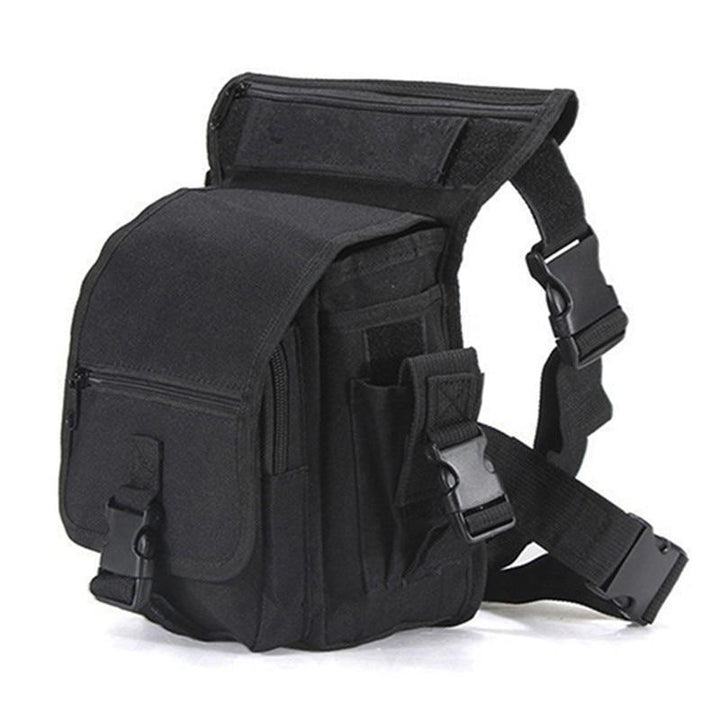 High-quality men's water-resistant tactical drop leg bag for outdoor and utility gear.