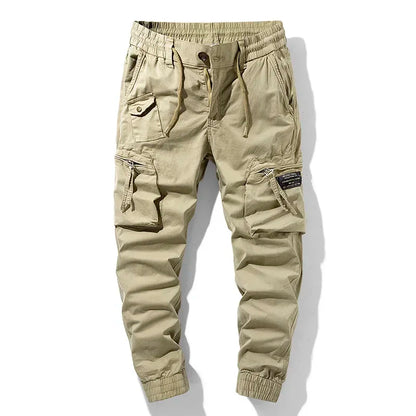 Men's durable utility cargo pants with secure multi-pockets, ideal for work, casual wear, and outdoor activities.