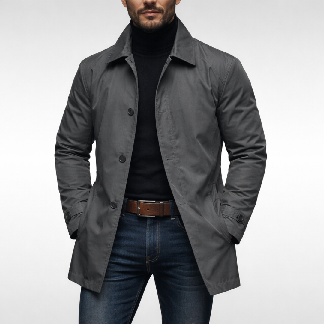 Men's durable weatherproof winter coat, insulated for warmth & comfort. Ideal for outdoor activities.