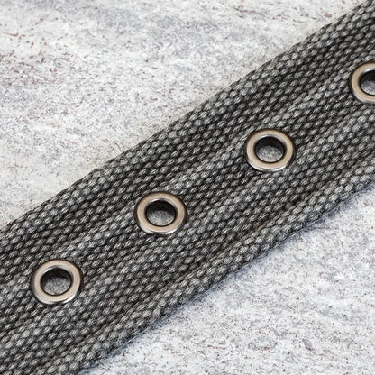 Men's classic woven belt, durable and stylish, featuring elegant leather accents.