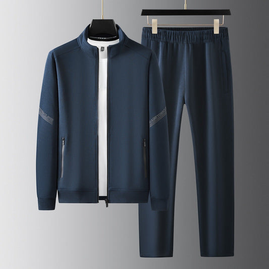 Men's dynamic performance tracksuit, a comfortable jogger set for active lifestyles & athletic training.