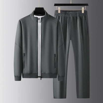 Comfortable men's jogger set, a versatile dynamic performance tracksuit for gym, casual & activewear.