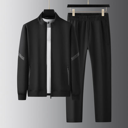 Men's performance tracksuit, a sleek activewear jogger set designed for comfort and athletic style.