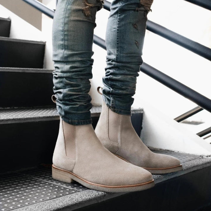 Men's comfortable & versatile slip-on Chelsea boots. Ankle style footwear for casual, dress, and everyday fashion.