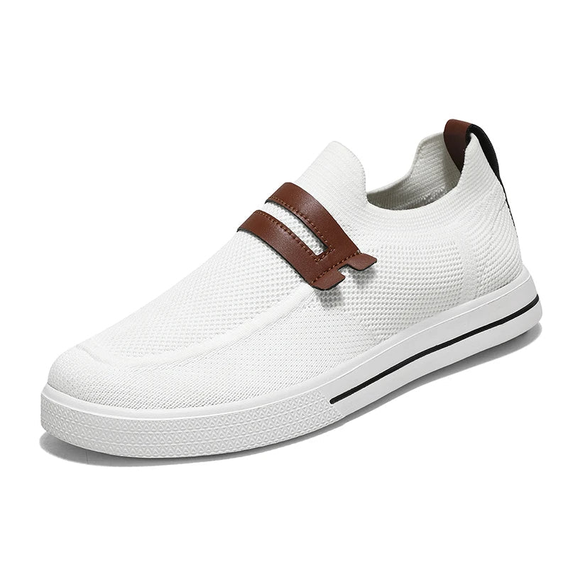 Lightweight Echelon men's loafers, a breathable slip-on design for daily wear, providing effortless comfort.