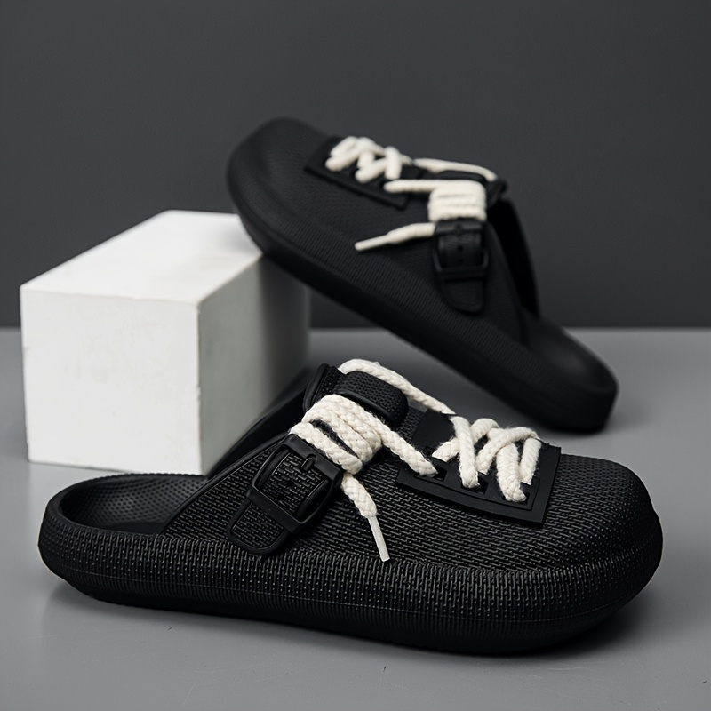 Versatile Eclipse men's clogs: laced sandals, comfort shoes, & casual slip-ons. Adjustable, water-friendly.