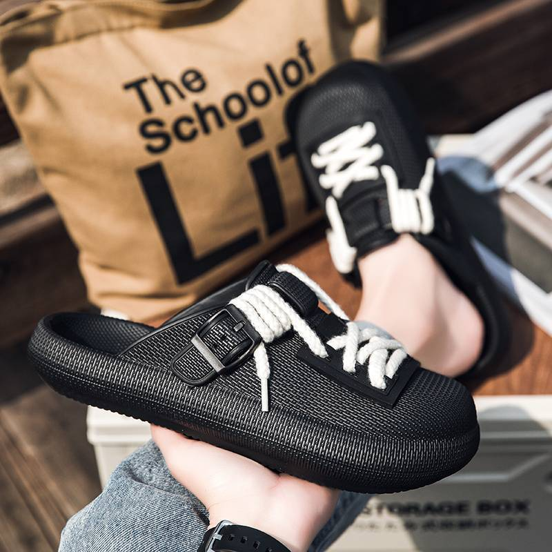 Eclipse Men's Laced Clogs: lightweight, water-friendly, and adjustable for ultimate everyday comfort.