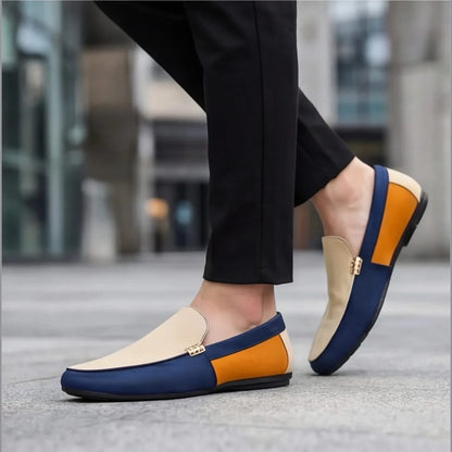 Men's comfortable slip-on loafers. Perfect casual shoes for easy everyday wear and modern men's style.