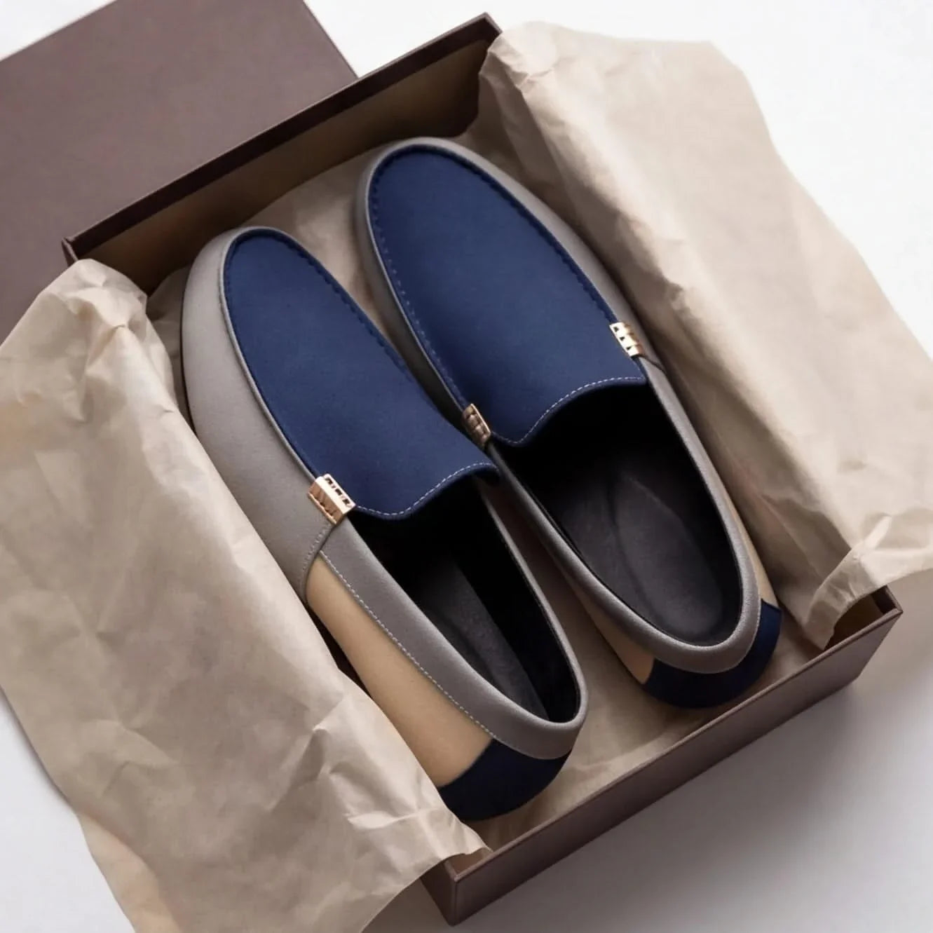 Easy wear men's slip-on loafers. Designed for effortless comfort and casual everyday men's style.