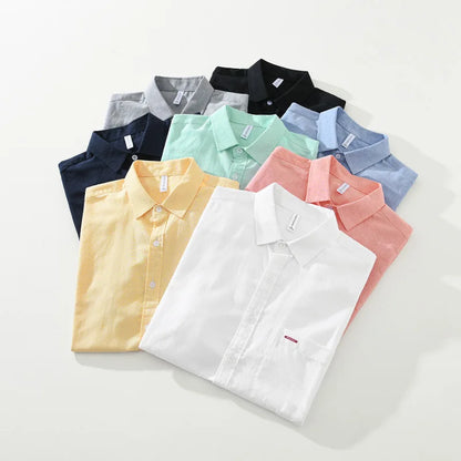 Effortless men's short sleeve summer shirt, casual & comfortable for everyday warm weather styling.