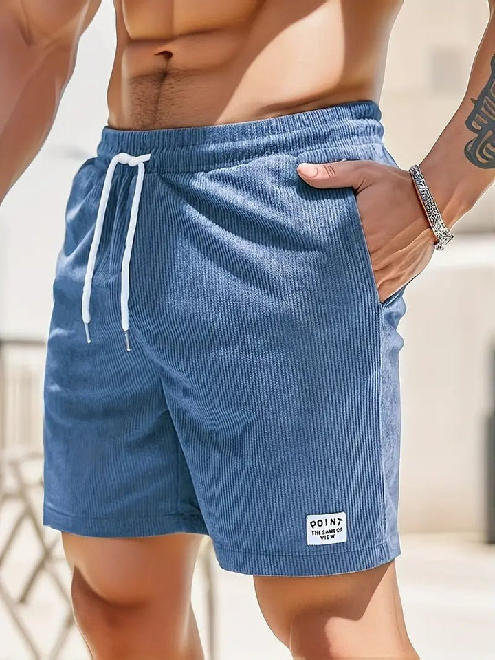Comfortable men's swimtrunks, quick-dry fabric for pool & beach adventures. Elastic waist.