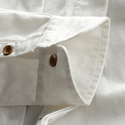 Lightweight men's katana style shirt, ideal for spring & summer fashion. Japanese inspired casual elegance, sophisticated.
