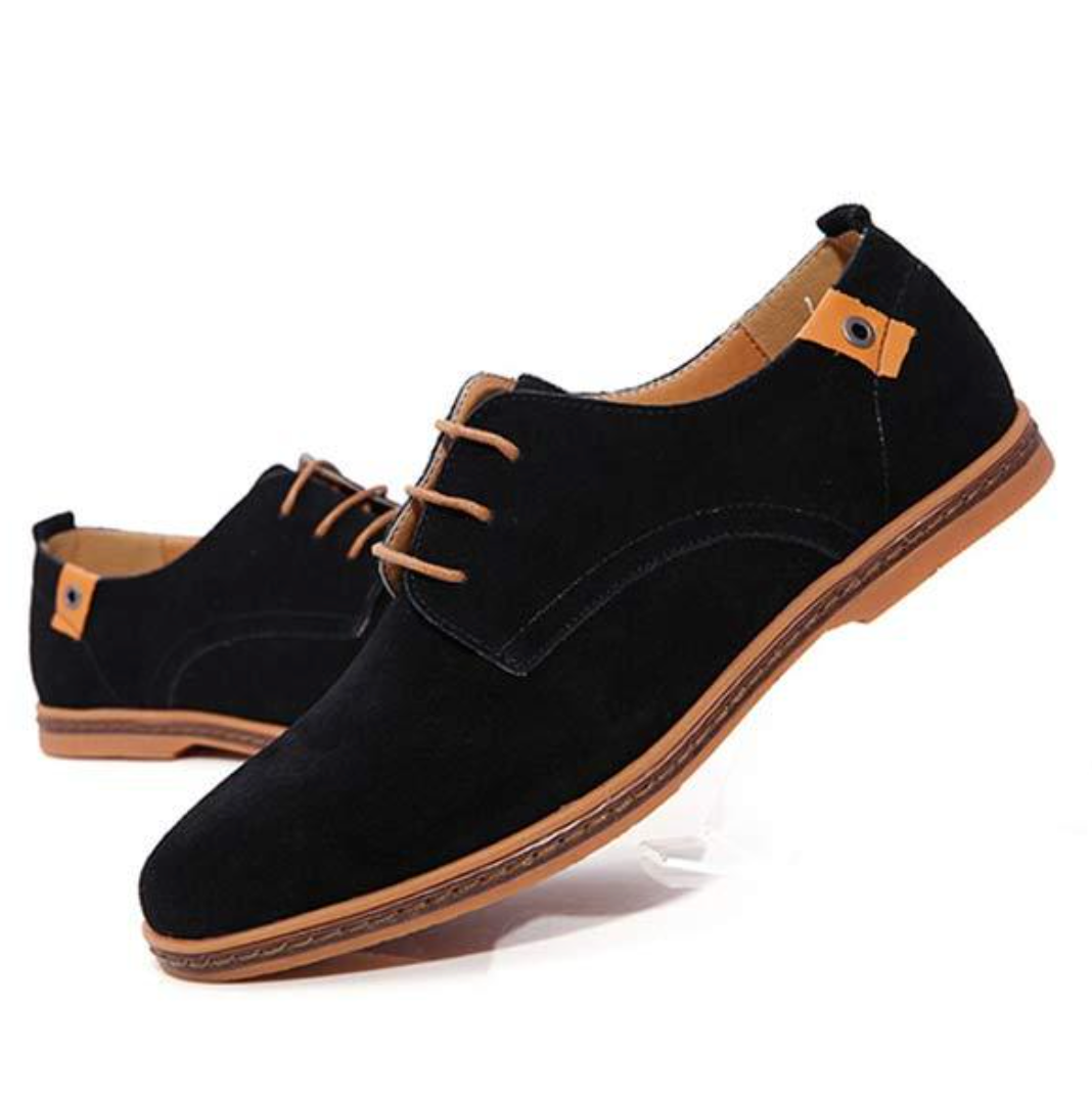 Versatile men's elegant lace-up Derby shoes, suitable for daily wear or special occasions.