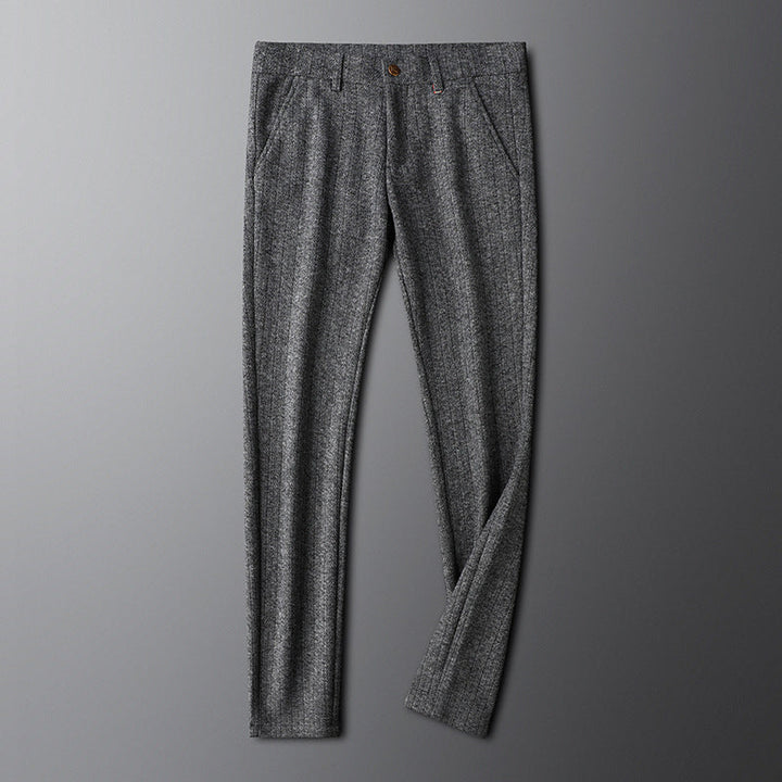Men's formal trousers with a classic fit, designed for sophisticated men's fashion.