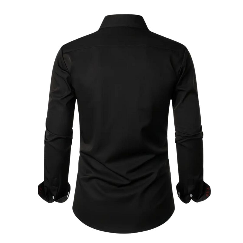 Men's elegant party shirt, a slim fit button-down design for stylish and formal men's clothing.