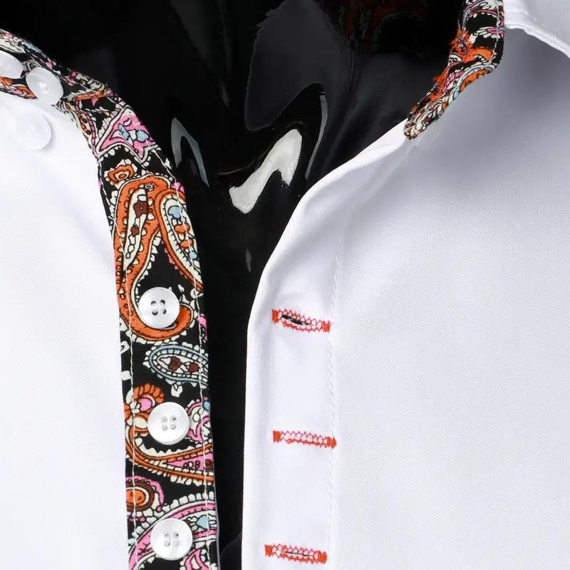 Stylish men's slim fit shirt, ideal formal wear or versatile party shirt for any special event.