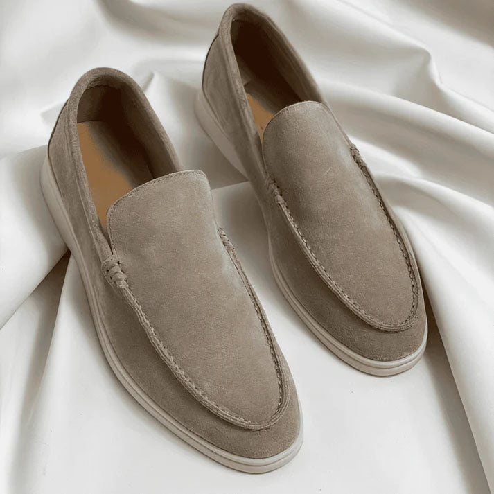 Men's elegant Turin style premium leather loafers, perfect for formal or business casual wear.