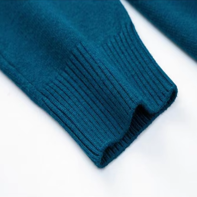 Sophisticated men's turtleneck sweater, a classic long sleeve piece for elegant winter fashion and versatile casual wear.
