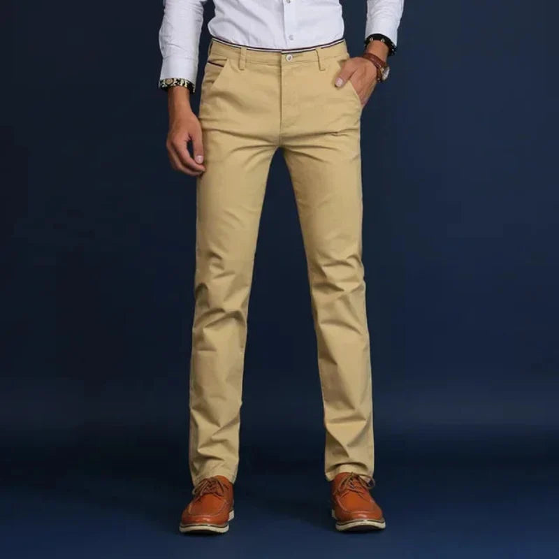 Versatile Men's Slim Fit Dress Pants, perfect for professional workwear or stylish casual outfits.