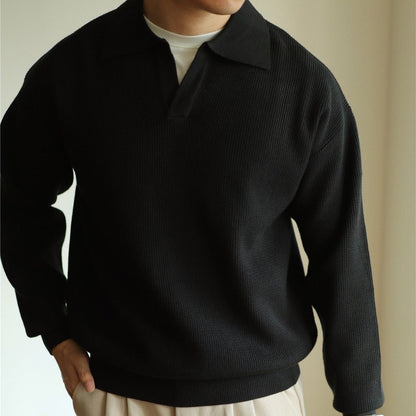 Men's Ellis Knit Polo: a comfort shirt with a classic fit. Short-sleeve, breathable, and versatile for daily wear.