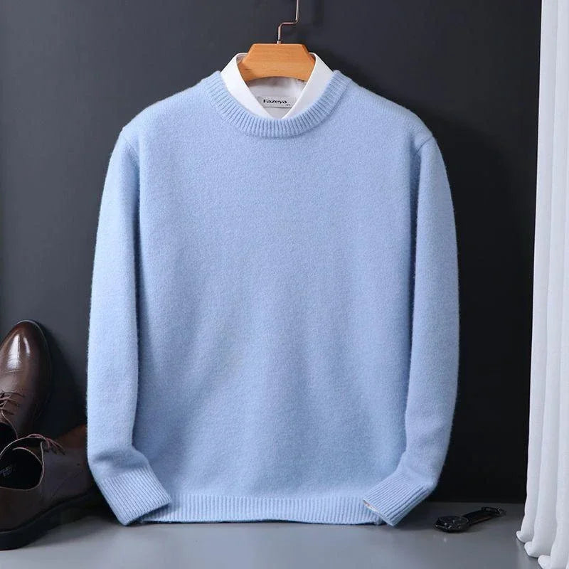 Stylish men's long sleeve Emory sweater for fall/winter fashion. Provides warmth & comfort, ideal for cool weather.