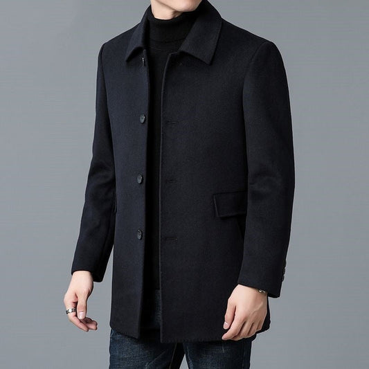 Men's Enzo Tailored Power Jacket, a modern fit for professional business attire.
