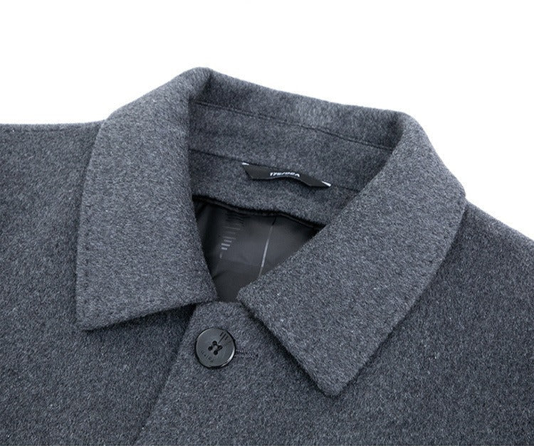 Enzo tailored power jacket for men, offering a sleek modern fit & professional style.