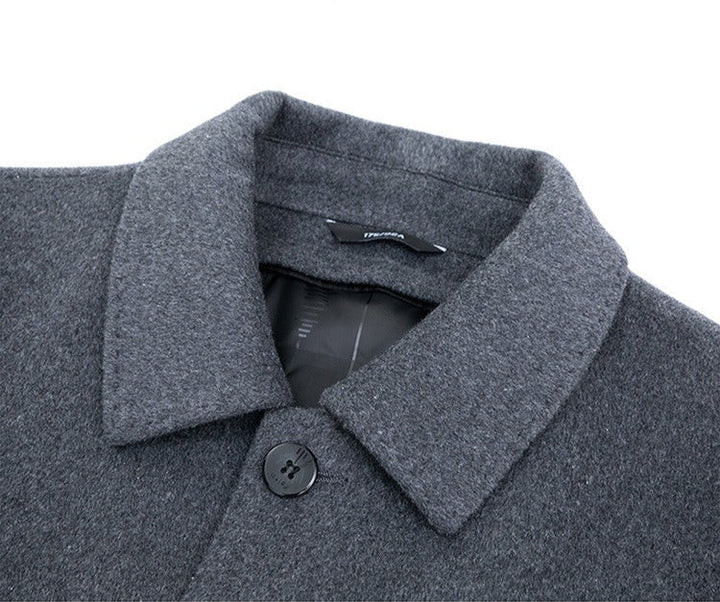 Enzo tailored power jacket for men, offering a sleek modern fit & professional style.