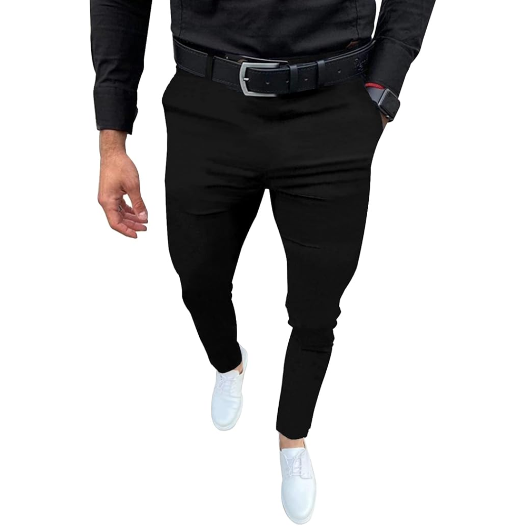 Men's Evert slim fit stretch trousers. Comfortable, stylish, and perfect for a modern wardrobe.