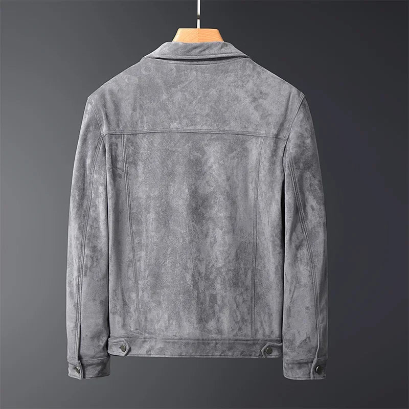 Comfortable men's everyday button-front jacket. Versatile casual outerwear for all seasons.