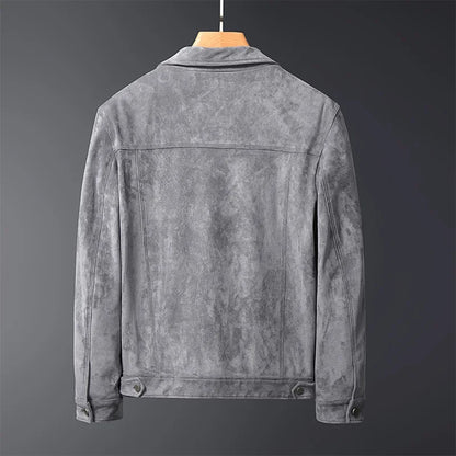 Comfortable men's everyday button-front jacket. Versatile casual outerwear for all seasons.