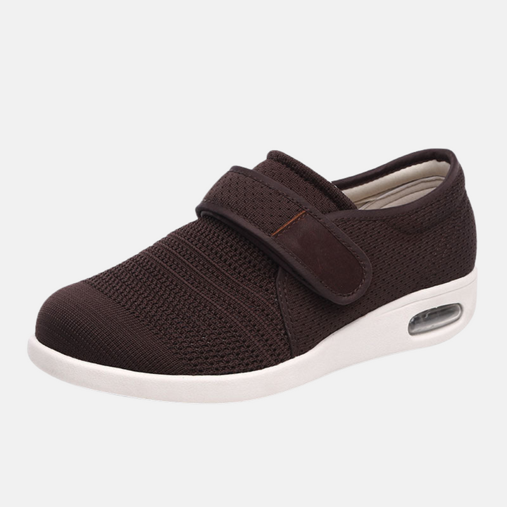 Men's lightweight orthopedic comfort shoes, perfect for daily wear. Easy hook-and-loop closure ensures stable foot support.