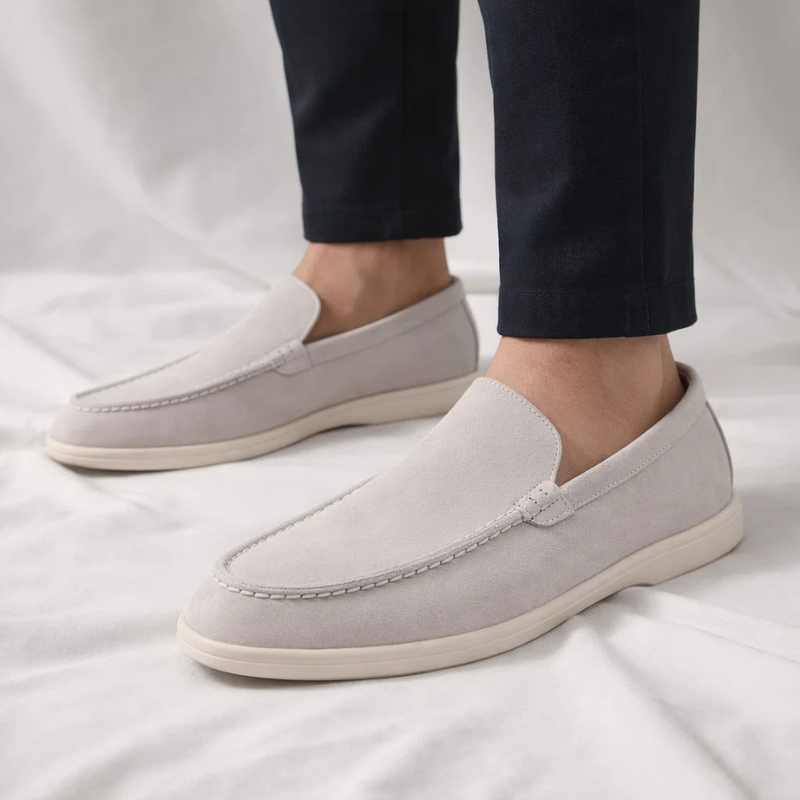 Smart casual men's loafers, designed for everyday comfort with convenient slip-on wear.