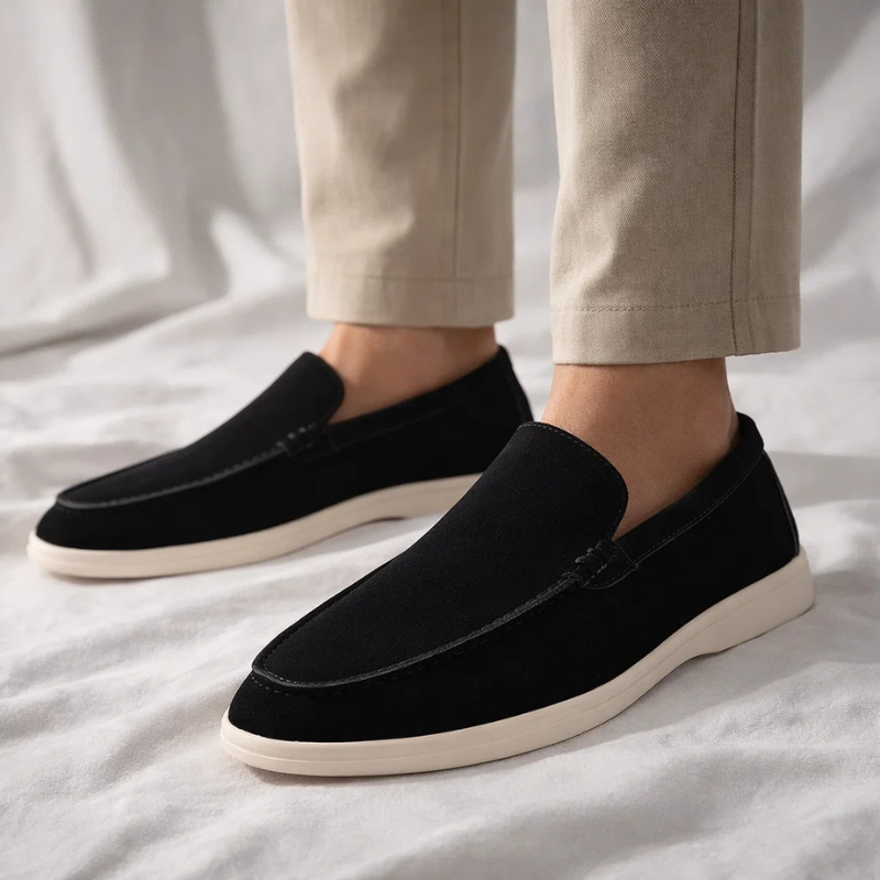 Men's lightweight slip-on loafers, offering cushioned support for all-day casual comfort.