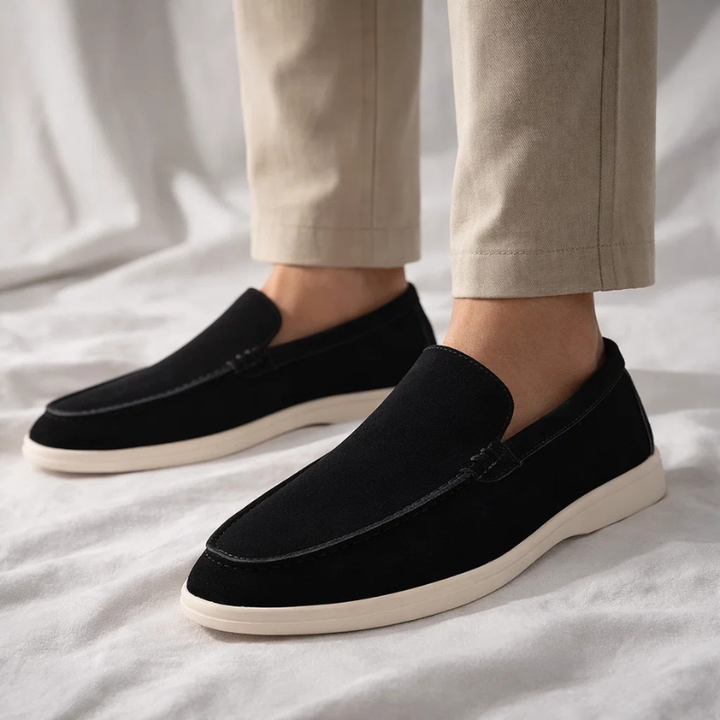 Men's lightweight slip-on loafers, offering cushioned support for all-day casual comfort.