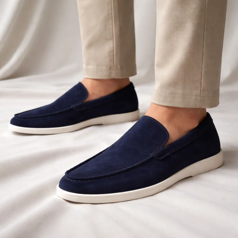 Modern men's comfort loafers. Slip-on style perfect for casual or business casual looks.