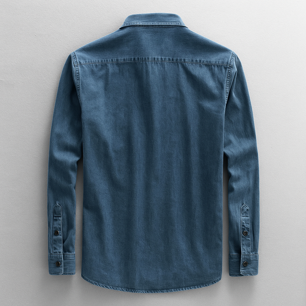 Soft, breathable men's comfort shirt in a tailored fit. Versatile long-sleeve button-up for all-day wear and style.