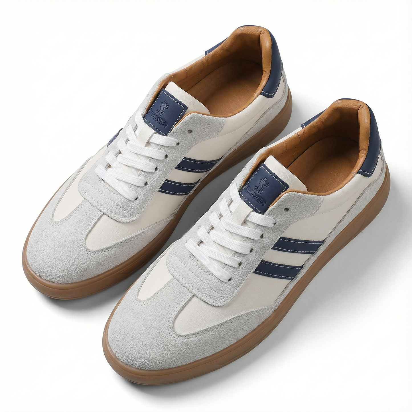Premium men's comfortable trainers, stylish casual sneakers. Durable everyday walking shoes for versatility.