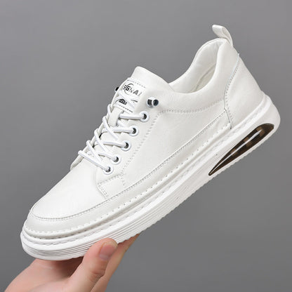 Essential men's low-top casual sneakers, providing everyday comfort, classic style, and support for walking.