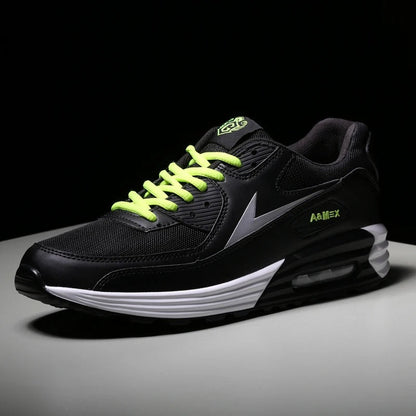 Men's Evron athletic shoes, gray. Modern look, superior comfort for gym, running, and daily wear.