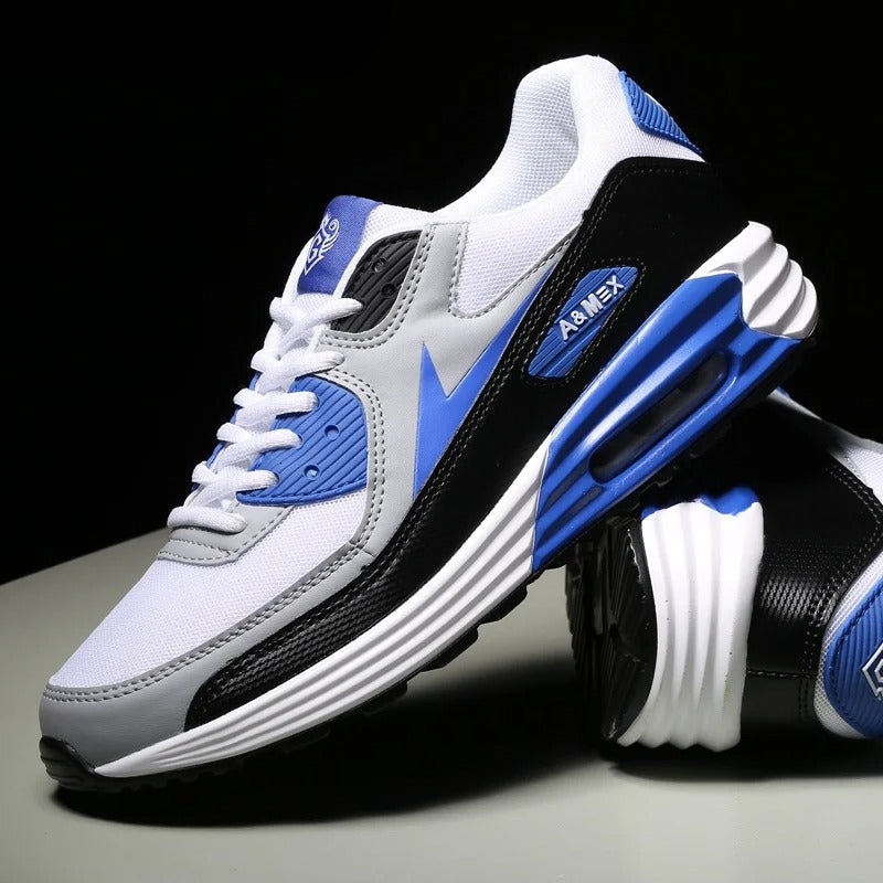 Men's Evron training shoes, black. Versatile athletic shoes offering great support and style.