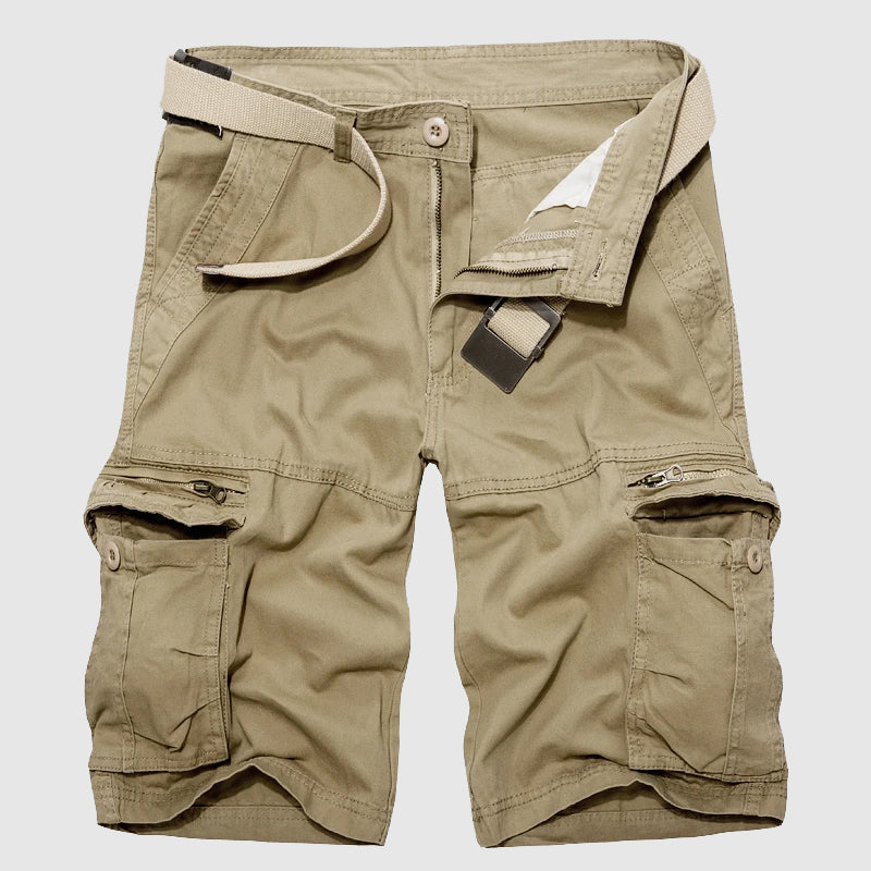 Casual Men's Cargo Shorts, comfortable & stylish for summer travel, daily utility, and outdoor wear.