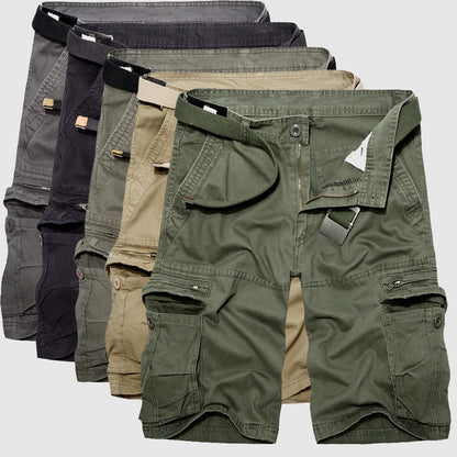 Lightweight, comfortable Men's Cargo Shorts designed for ultimate utility on summer hikes & travel.