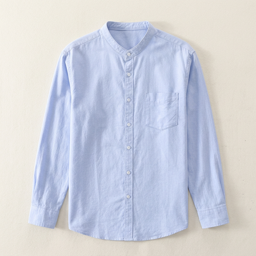 Elegant Florence men's long sleeve button-up shirt. Versatile collared top for casual & formal men's fashion.
