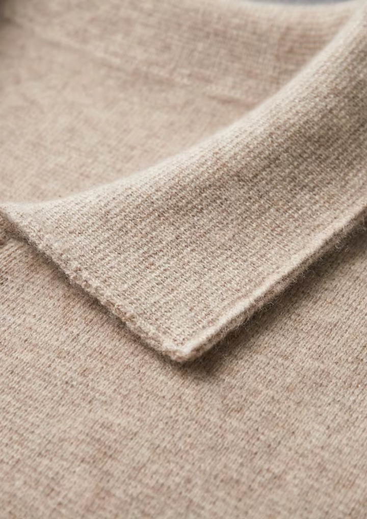 Dark grey men's zip-up cardigan sweater. A practical & stylish all-season layer for men's fashion.