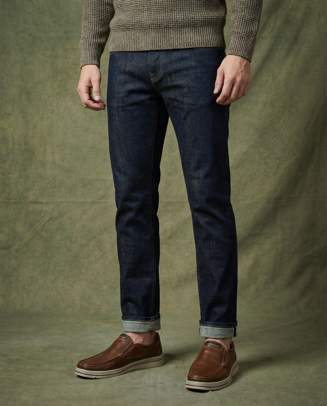 Comfortable brown leather slip-on loafers for men, designed for everyday wear and versatile style.
