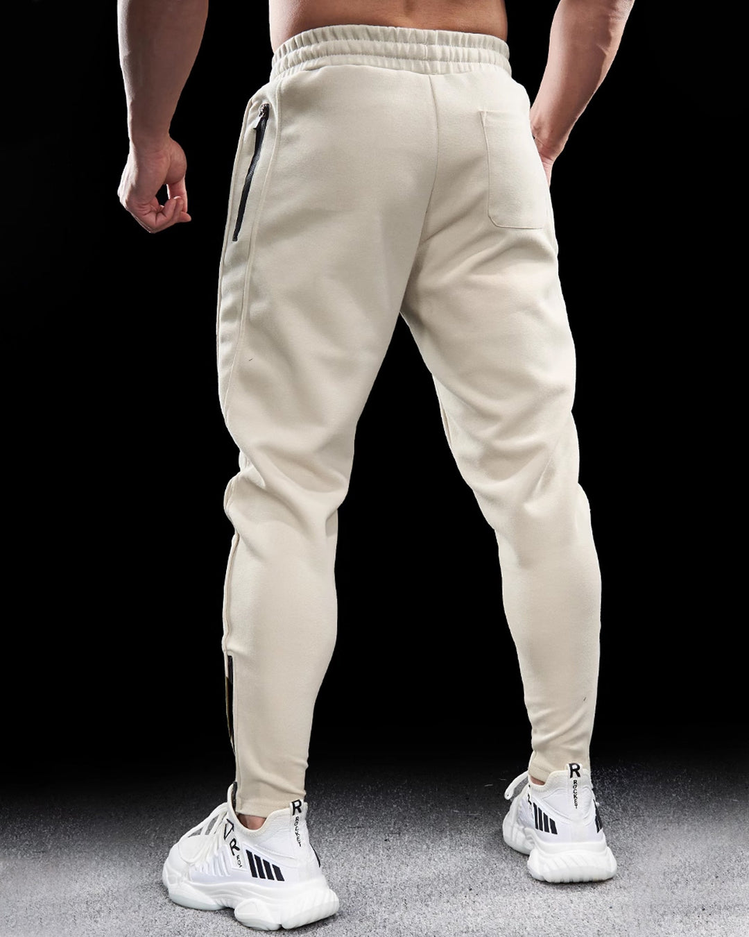 Versatile men's Girona Zip Joggers, tapered fit sweatpants ideal for active lifestyles.