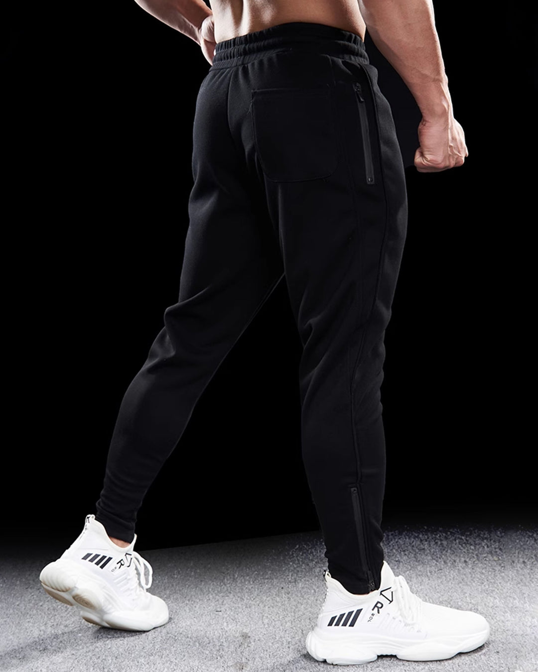 Comfortable men's Girona Zip Joggers, casual wear track pants for effortless style.