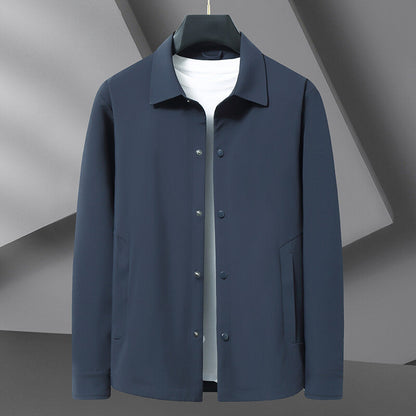 Men's Harbor snap jacket, lightweight, water repellent, versatile for all-season comfort and everyday wear.